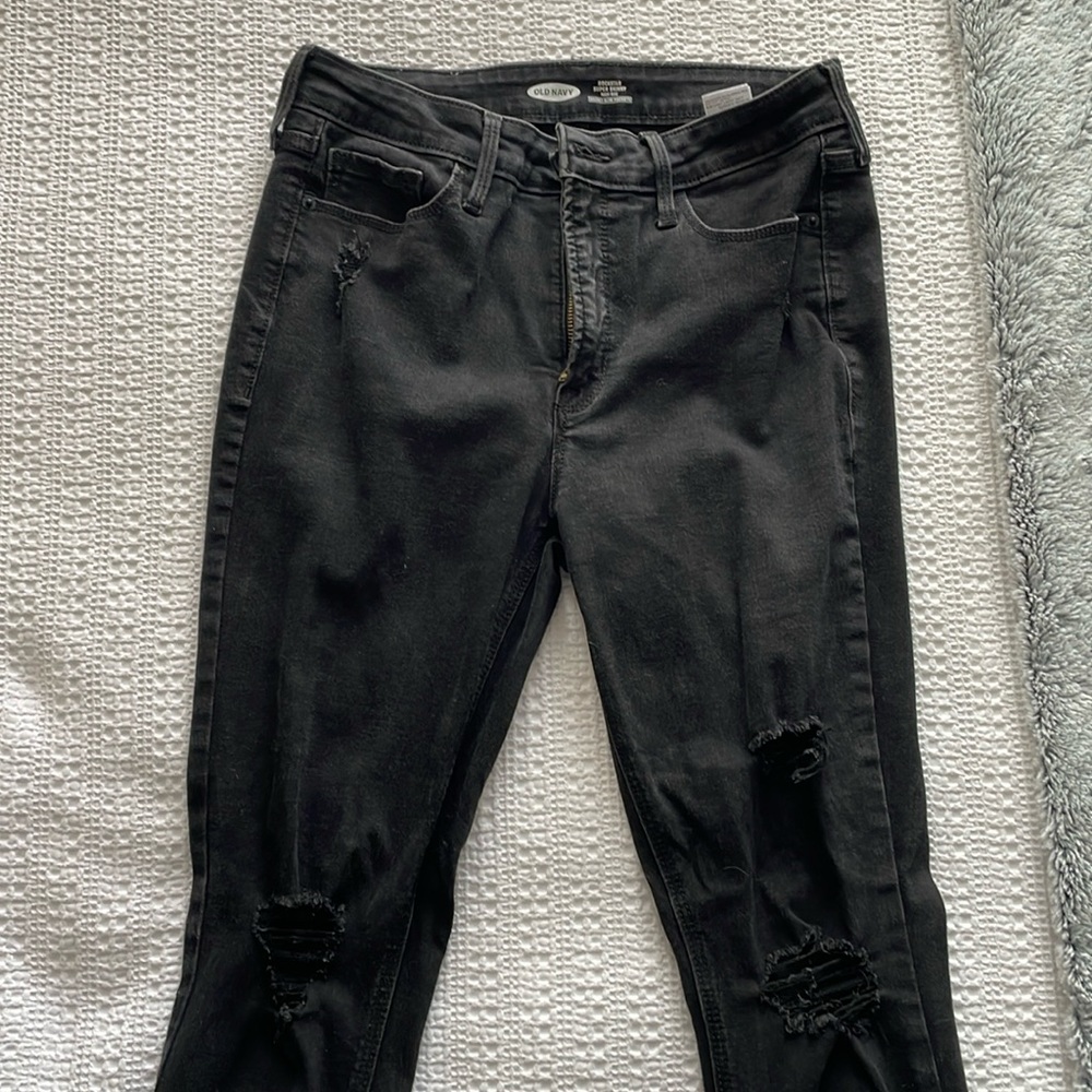 Rockstar Super Skinny High Rise ripped jeans